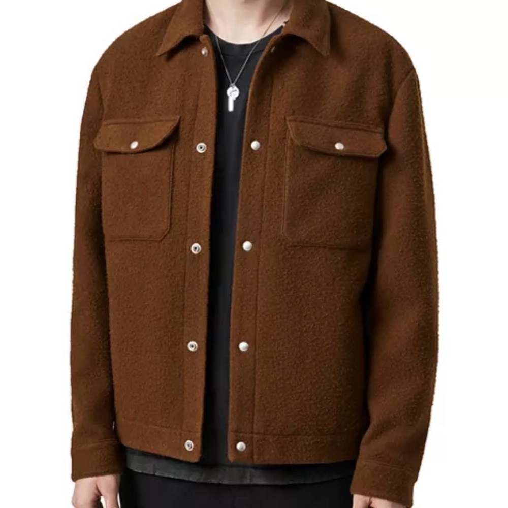 All Saints Minard Jacket - Brown M